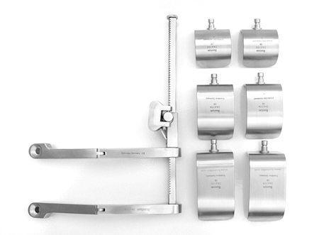 Buxton Shoulder Retractor Set, with 6 blades