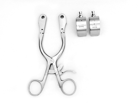 Mini-Open Retractor Set, with 2 blades