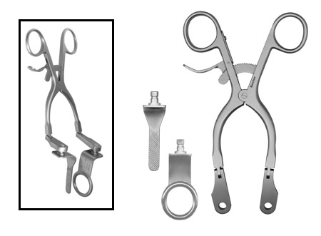 Buxton Subacromion Distractor Set, with 2 blades