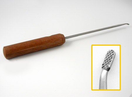 Arthroscopic Rasp, 150mm 30� footplate, distal face