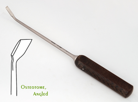 Dahmen Osteotomes, angled, 6mm